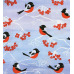 Counter Roll Gift Wrap Domherrar Winter Birds 